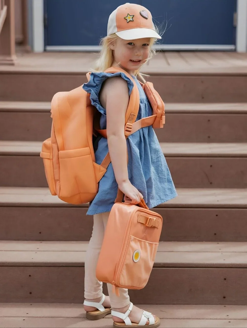 Parker Kids Co. Original Starter Set: Backpack, Lunch Box & 5 patches (4-10) NEW